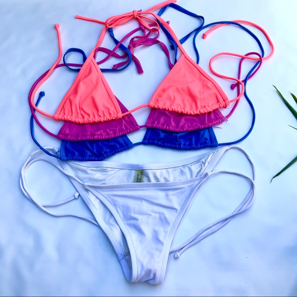 Victoria’s Secret Lots of 4 Bikini Tops and Bottom